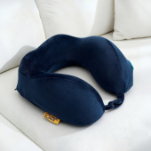 Подушка для путешествий массажная Massage Tranquility Pillow (темно-синий)
