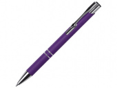 Ручка металлическая шариковая C1 soft-touch (фиолетовый)