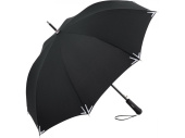 Зонт-трость Safebrella с фонариком и светоотражающими элементами (черный)