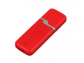 USB 2.0- флешка на 64 Гб с оригинальным колпачком (красный)