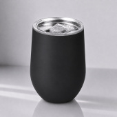 Термокружка Vacuum mug C1, soft touch, 370 мл (черный)
