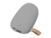 Внешний аккумулятор в форме камня Stone, 5200 mAh (серый)