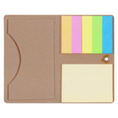 Футляр для визитки Eco Holder со стикерами, крафт