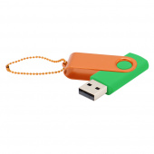 Флешка Designer To Go 2.0 USB 16Gb, зеленый/оранжевый Флешка Designer To Go 2.0 USB 16Gb, зеленый/оранжевый