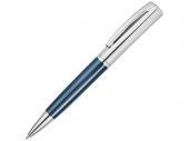Ручка металлическая шариковая Conquest Blue (синий, серебристый)