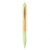 Ручка из бамбука и пшеничной соломы