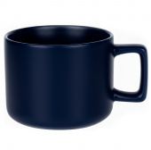 Кружка керамическая Geometry, тёмно-синяя