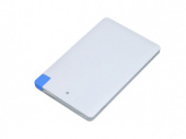 Внешний аккумулятор в форме карты Trunk, 2500 mAh (синий)