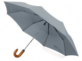 Зонт складной "Cary ", полуавтоматический, 3 сложения, с чехлом, серый