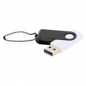 Флешка Designer To Go 2.0 USB 16Gb, белый/черный Флешка Designer To Go 2.0 USB 16Gb, белый/черный