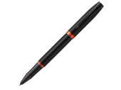 Ручка-роллер Parker IM Vibrant Rings Flame Orange (черный, оранжевый)