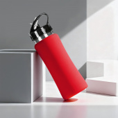 Бутылка для воды Bottle C1, soft touch, 600 мл (красный)