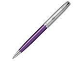 Ручка шариковая Parker Sonnet Essentials Violet SB Steel CT (фиолетовый, серебристый)