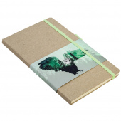 Скетчбук (Сова), 13х21 см, блок 96 стр. без печати. тонир. Бумага на обложку - крафт R1-88804KS