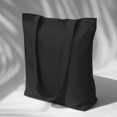 Сумка из плотного хлопка Carryme 220, 220 г/м2 (черный)