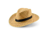Шляпа из натуральной соломы JEAN POLI (черный)