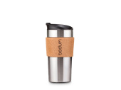 Термокружка TRAVEL MUG CORK, 350 мл (натуральный, серебристый)