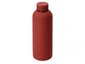 Вакуумная термобутылка с медной изоляцией Cask, soft-touch, тубус, 500 мл (красный)