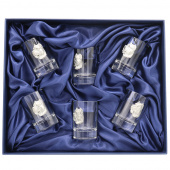 Новогодний набор стопок для водки "Друг человека" 6176