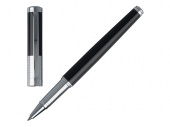 Ручка роллер Eclat Chrome (черный, серебристый)