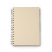 Блокнот на пружине RANIC, бежевый