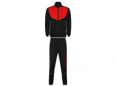 Спортивный костюм Evans, мужской (черный, красный)