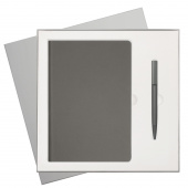 Подарочный набор Star, серый (ежедневник, ручка)
