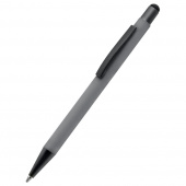 Ручка металлическая Story софт-тач, светло-серая