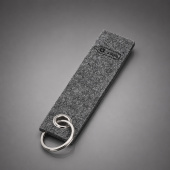 Брелок Felt из RPET-фетра (серый)