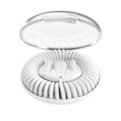 Кабель Vonmahlen Allroundo Eco для быстрой зарядки, белый Кабель Vonmahlen Allroundo Eco для быстрой зарядки, белый