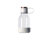 Бутылка для воды 2-в-1 Dog Bowl Bottle со съемной миской для питомцев, 1500 мл (белый)