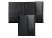 Папка для конференции А5 Caption Contrast Black (черный)