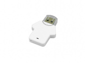 USB 2.0- флешка на 16 Гб в виде футболки (белый)
