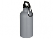 Бутылка для воды Oregon, переработанная сталь, 400 мл (серый)