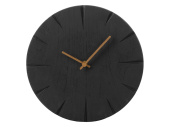 Часы деревянные Helga (черный)