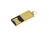 USB-флешка мини на 32 Гб с мини чипом (золотистый)