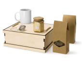 Подарочный набор Tea Duo Deluxe (коричневый, натуральный, белый)