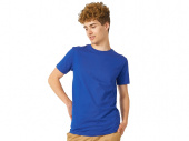 Футболка HD из премиального хлопка мужская (синий классический )