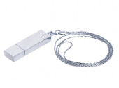 USB 2.0- флешка на 64 Гб в виде металлического слитка (серебристый)