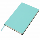 Ежедневник A5 недатированный Simflex в мягком переплёте, бирюзовый