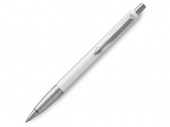Ручка шариковая Parker Vector Standard K01 White CT (серебристый, белый)