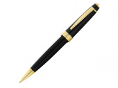 Ручка пластиковая шариковая Bailey Light Polished Black Resin and Gold Tone (черный)