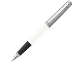 Ручка перьевая Parker Jotter, F (белый, серебристый)