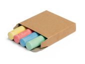 Коробка с 4 мелками PARROT (натуральный, разноцветный)