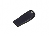 USB 2.0- флешка на 64 Гб компактная с мини чипом и овальным отверстием (антрацит)
