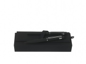 Подарочный набор: ручка шариковая, ручка-роллер (черный)