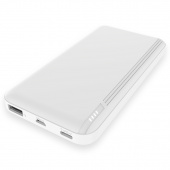 Внешний аккумулятор Optima, 10000 Mah, белый