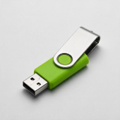 Флеш-карта USB 2.0 8 ГБ Флэш С1 (зеленое яблоко)