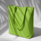 Сумка из хлопка Carryme 105, 105 г/м2 (зеленое яблоко)