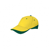Бейсболка TUXTON (цветная) - Желтый KK